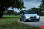 BMW M3 Sedan on Vossen Wheels (HF-2) 2019 года